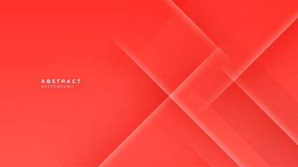 Abstract shape creative red design background