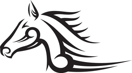 tribal horse  tattoo 