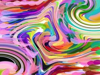 Obraz premium Paint watercolor splashes, artistic splatter, playful design, abstract background