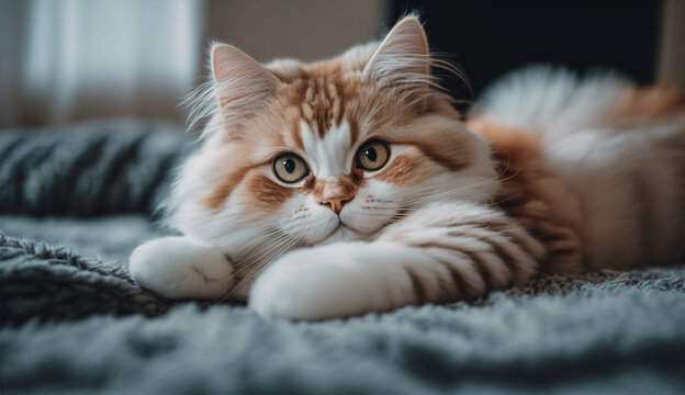 LaPerm cat. beautiful instagram photography - Generative AI
