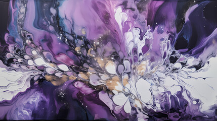 abstract liquid background purple white watercolours marble