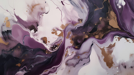 abstract liquid background purple white watercolours marble