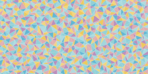 abstract geometric background with tropical color tone low poly shapes