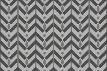 FOREST GEOMETRY TRADITIONAL AND STYLISH ORNAMENT. Trendy seamless vector pattern for design and decoration.