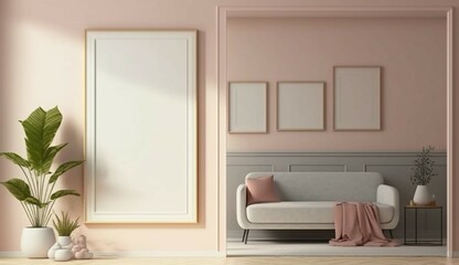 Mockup frame generative Ai