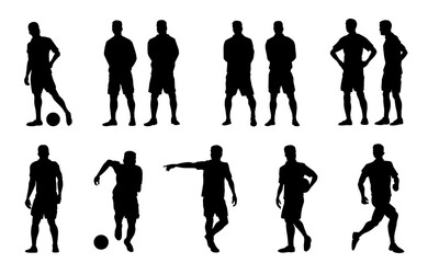 soccer silhouettes volume 1