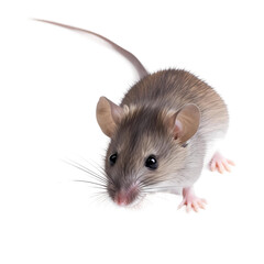 mouse on white background