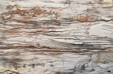 Old wood textured in white paint, generative ai