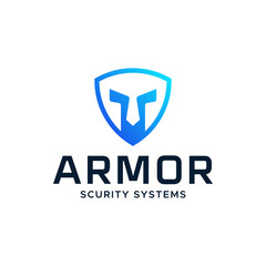 Strong logo combination of Spartan army armor and shields. It is suitable for security companies.