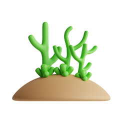 3D coral illustration
