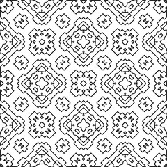 
Repeating patterns of lines.  Black and white pattern for web page, textures, card, poster, fabric, textile.