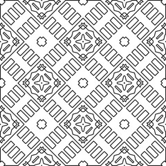 
Repeating patterns of lines.  Black and white pattern for web page, textures, card, poster, fabric, textile.