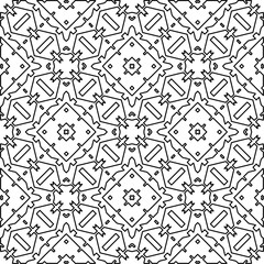 
Repeating patterns of lines.  Black and white pattern for web page, textures, card, poster, fabric, textile.