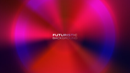 Futuristic banner design luxe zen retro vibrant back to the future theme background