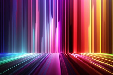 Abstract background with neon lines laser show

