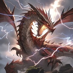 雷竜/thunder dragon/Generative AI