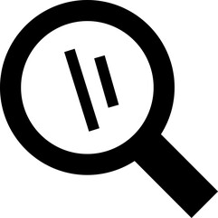 Magnifying glass search icon