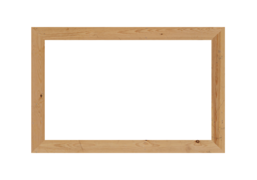 Old wooden frame picture.