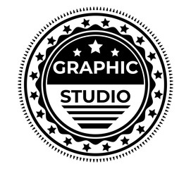 Fototapeta premium Ratro Logo for bozze