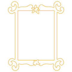 Elegant Frame Illustration 09