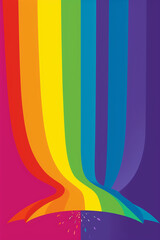 abstract colorful background for pride month poster