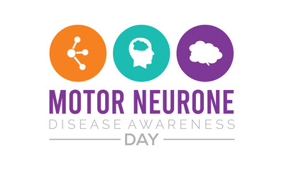 Vector illustration on the theme of Global Motor Neurone disease awareness day.banner design template Vector illustration background design.