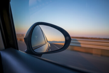 mirror in car