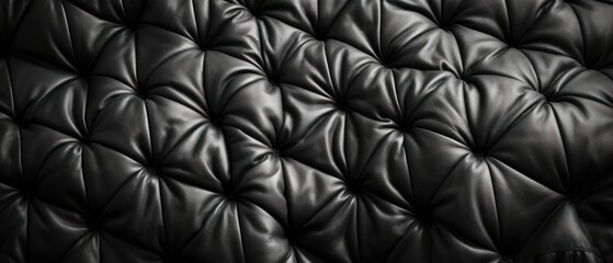 Close-up of textured leather material. Generative AI