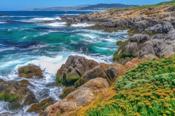 Pebble Beach golf course, Monterey, California, usa