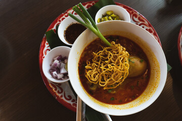 Khao soi at the Thai restaurant