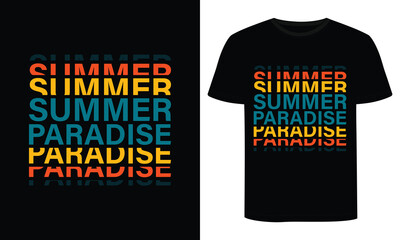 Summer T-shirt Design, Typography Summer T-shirt Design