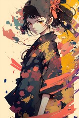 illustration of a woman