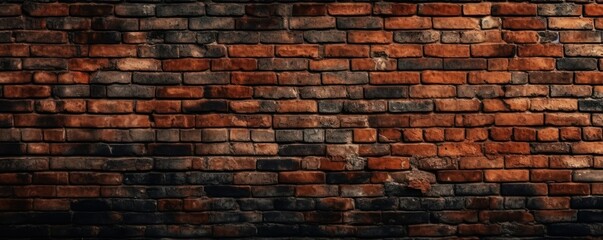 Fototapeta na wymiar Brick wall background, Brick wall texture Created Generative Ai