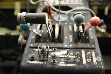 abandoned damaged soviet union military airplane Antonov An-2