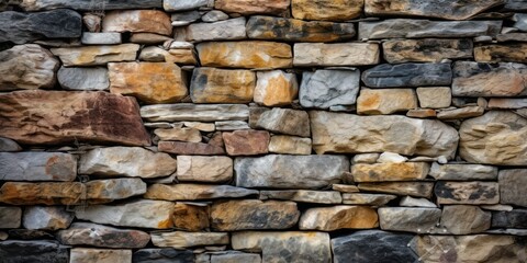 Fototapeta premium Abstract stone wall texture background. Created Generative Ai