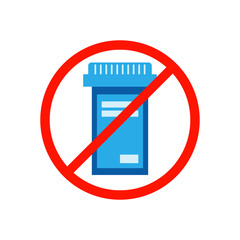 No pills, medication icon
