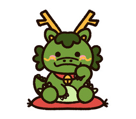 招き猫のなった、干支の辰