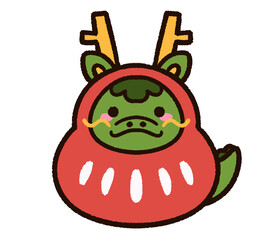 かわいい辰の達磨