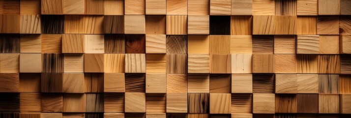 Fototapeta premium Wooden texture background, Abstract brown wood pattern. Generative AI