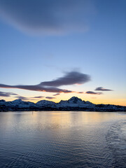 Sonnenuntergang in Norwegen