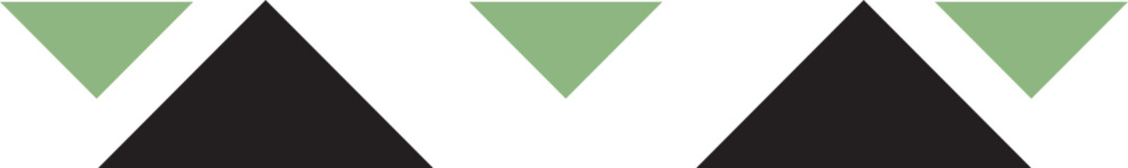 Geometric Memphis Triangle