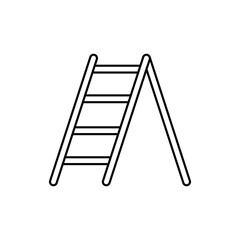 Stairs vector icon. staircase illustration sign. ladder symbol or logo.