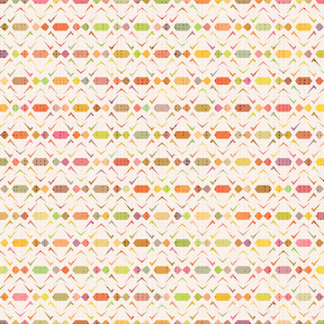 Seamless pattern, multicolored geometric pattern, geometric abstract background, vector design