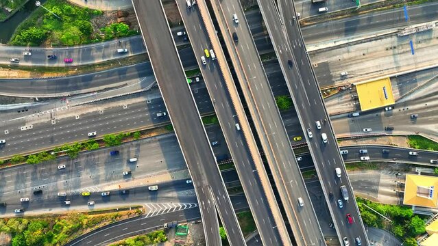Highway traffic is the movement of vehicles along major roadways designed to accommodate high volumes of traffic. It is a bustling and dynamic environment characterized by the constant flow of cars
