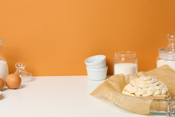 Concept of accessories for cooking and baking - baking paper