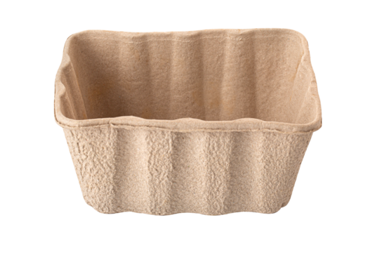 Molded recycled paper  packaging