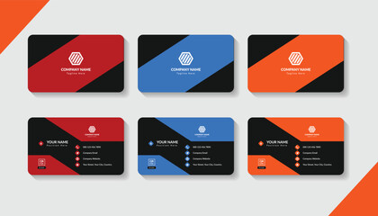 Modern Corporate Business Card Design Template Brand  Identity 