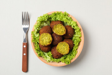 Vegetarian food concept - falafel, tasty falafel balls