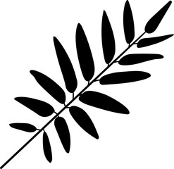 Leaf Silhouette Illustration