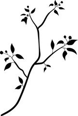 Leaf Silhouette Illustration